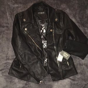 Guess Leather Moto Jacket